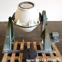 Used- Paul O. Abbe Rota-Cone Blender, Plastic Drum