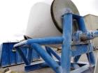 Used- 400 Cubic Foot Stainless Steel Double Cone Blender. Gear drive with guard. 9'-6