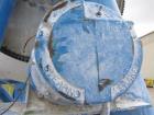 Used 400 Cubic Foot Stainless Steel Double Cone Blender. Gear drive with guard. 9'-6