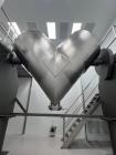 Used Bush 125 Cubic Foot Stainless Steel V Blender | Industrial Sanitary Powder Blender