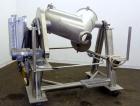 Used Evansville Sheet Metal Works Twin Sheel Blender, Model ESMW-5.0, 316 Stainless Steel. Approximate 18
