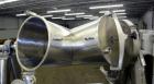 Used Evansville Sheet Metal Works Twin Sheel Blender, Model ESMW-5.0, 316 Stainless Steel. Approximate 18