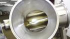 Used Evansville Sheet Metal Works Twin Sheel Blender, Model ESMW-5.0, 316 Stainless Steel. Approximate 18