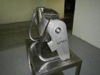Used Patterson Kelley twin shell blender, 8 quart stainless steel construction, liquid solids bar less drive, approx. 1/5 hp shell drive with covers, serial# LB-8748.