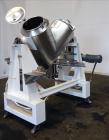 Used- Stainless Steel ESMV 10 Cubic Foot V-Blender