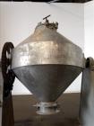 Used- Double Cone Blender, Approximately 30 Cubic Feet, 304 Stainless Steel.