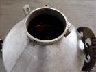 Used Double Cone Blender, Approximately 30 Cubic Feet, 304 Stainless Steel.