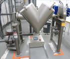 Used Patterson-Kelley Twin Shell Dry Blender, 5 Cubic Foot Capacity, Stainless