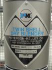 Used Patterson-Kelley Twin Shell Dry Blender, 5 Cubic Foot Capacity, Stainless