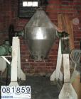 USED: Double cone blender, approx 10 cu ft working capacity, 304 stainless steel. 36