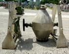USED: Double cone blender, approx 10 cu ft working capacity, 304 stainless steel. 36