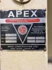 Used Apex Type 583 Stainless Steel Double Cone Blender – 2 Cubic Foot (58 Liter) Capacity