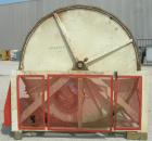 USED: Continental Products Rollo-Mixer, model 74-229, carbon steel. Approximate 88'' diameter x 106'' long horizontal mixing chamber. 229 cubic foot load volume. Top feed, side discharge with door. (...