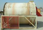 USED: Continental Products Rollo-Mixer, model 74-229, carbon steel. Approximate 88'' diameter x 106'' long horizontal mixing chamber. 229 cubic foot load volume. Top feed, side discharge with door. (...