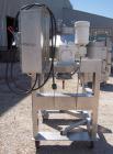 Used Gemco Double Cone Blender, 3 Cubic Feet, 304 Stainless Steel. Maximum material density 90 pounds a cubic foot. 26