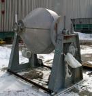 USED: Gemco double cone blender, model Double Cone Blender-Solids. Stainless steel, 40 cubic feet, 60