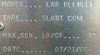 Used Stainless Steel Gemco Lab Size Slant Cone Blender, 4 quart (0.13 cubic fee