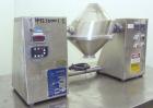 Used- Stainless Steel Gemco Slant Cone Lab Blender, 8 Quart (0.26 Cubic Feet) Wo