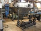 USED: Gemco Double Cone Blender, 100 cubic feet, model Port.HoP.Gemco. Stainless steel construction, split shell design, rated 70#/cubic foot maximum material density, liquid feed intensifier bar dri...