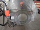 Used- Gemco 60 Cubic Foot Double Cone Mixer. Stainless steel construction (product contact areas), rated at 350 lbs per cubi...