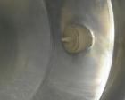 Used Gemco Slant Cone Blender, 5 cubic feet working capacity, 316 stainless steel. Maximum material density 265 pounds per cubic foot. Approximately 31 1/2'' diameter x 10'' and 17'' cones. 16'' char...