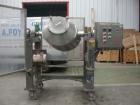 Used Gemco Double Cone Blender/Mixer, 316 stainless steel, for dry or wet product. Total capacity 5 cubic feet (150 liter), working capacity 3 cubic feet (max 80 liter/kgs). Inside tank dimensions: 2...