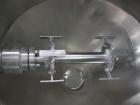 Used Gemco Double Cone Blender/Mixer, 316 stainless steel, for dry or wet product. Total capacity 5 cubic feet (150 liter), working capacity 3 cubic feet (max 80 liter/kgs). Inside tank dimensions: 2...