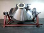 Used Stainless Steel Gemco slant cone blender body, 75 cubic ft