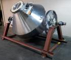Used Stainless Steel Gemco slant cone blender body, 75 cubic ft