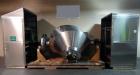Used Stianless Steel Gemco 75 cu ft slant cone blender, model HI.SP.AGIT.GEMCO