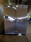 Used Stianless Steel Gemco 75 cu ft slant cone blender, model HI.SP.AGIT.GEMCO