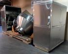 Used Stianless Steel Gemco 75 cu ft slant cone blender, model HI.SP.AGIT.GEMCO