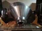 Used Stianless Steel Gemco 75 cu ft slant cone blender, model HI.SP.AGIT.GEMCO