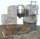 Used- Stainless Steel Gemco Double Cone Blender, 10 Cubic Feet Working Capacity