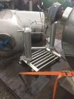 Used Gemco Double Cone Blender, 316 Stainless Steel, Approximate 50 Cubic Feet.