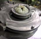 Used Gemco Double Cone Blender, Approximate 30 Cubic Feet, 304 Stainless Steel.