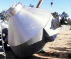 Used Slant Cone Mixer, approximately 250 cubic feet working capacity