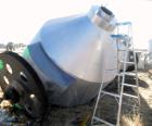 Used Slant Cone Mixer, approximately 250 cubic feet working capacity