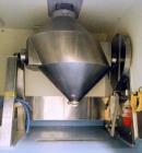 Used Gemco slant cone mixer, approximately 250 cubic feet working capacity