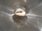 Used Gemco slant cone mixer, approximately 250 cubic feet working capacity