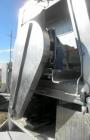 Used Gemco slant cone mixer, approximately 250 cubic feet working capacity
