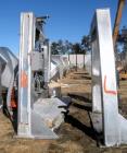 Used Gemco slant cone mixer, approximately 250 cubic feet working capacity
