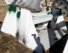 Used Tolan Slant Cone Mixer, approximately 250 cubic feet working capacity
