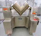 Used Gemco Stainless Steel V-Blender, 1 Cubic Foot Capacity