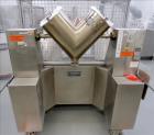 Used- Gemco Stainless Steel V-Blender, 1 Cubic Foot Capacity