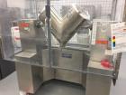 Used- Gemco Stainless Steel V-Blender, 1 Cubic Foot Capacity