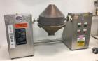 Used- Gemco Double Cone Blender, Model Lab Blender, 16 and 8 Quart Capacity