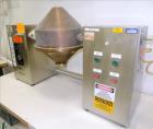 Used Gemco Double Cone Blender, Model Lab Blender, 16 and 8 Quart Capacity