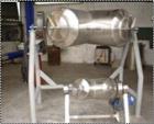 Used-New Hydratec 10 Cubic Foot Twin Shell Blender. 316L stainless steel, sanitary finish, 2 hp drive, rotating rpm 20, supp...