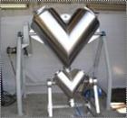 Used-New Hydratec 10 Cubic Foot Twin Shell Blender. 316L stainless steel, sanitary finish, 2 hp drive, rotating rpm 20, supp...